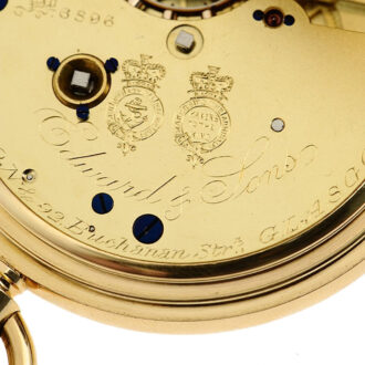 English/Scottish watch with power reserve indicator Circa 1907