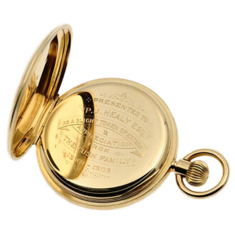 English/Scottish watch with power reserve indicator Circa 1907