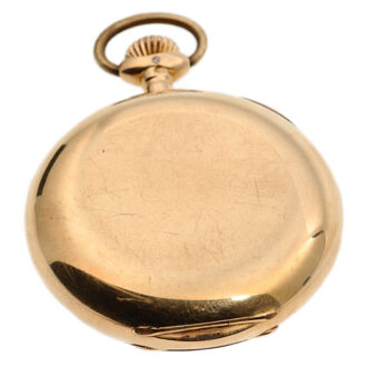 Swiss 18K rose gold pocket watch with chronograph Circa 1925