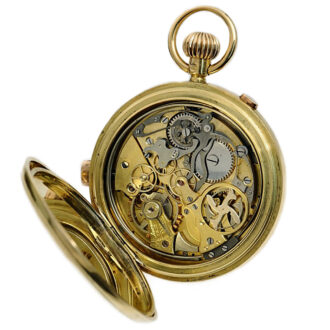 Swiss astronomical minute repeating chronograph Circa 1896