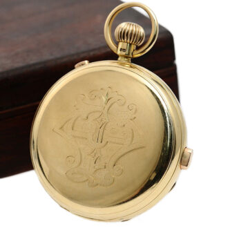 Swiss astronomical minute repeating chronograph Circa 1896