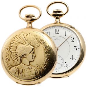 Rare Swiss shooting contest presentation watch Circa 1910
