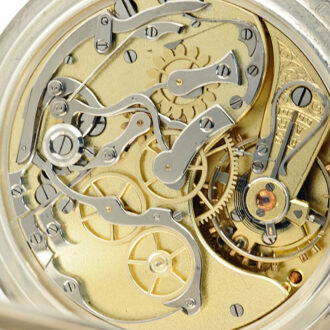 Rare Swiss chronograph with tachy scale Circa 1910