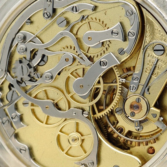 Swiss watch with chronograph and 30 min. counter Circa 1906 Swiss watch with chronograph and 30 min. counter Circa 1906