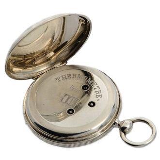 Swiss watch with two time zones and centre seconds Circa 1870