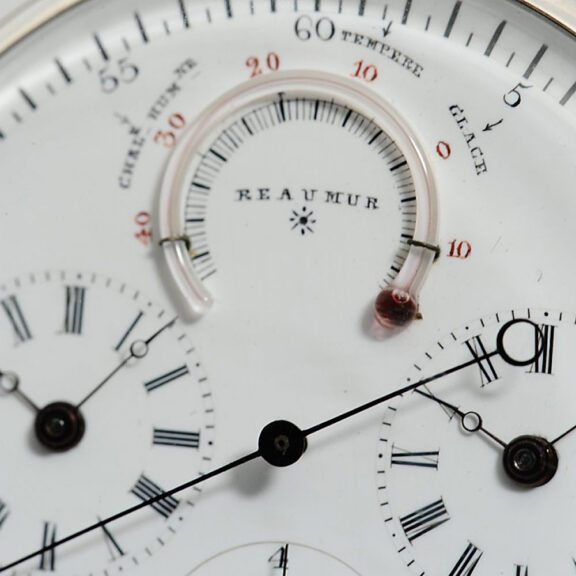 Swiss watch with two time zones and centre seconds Circa 1870 Swiss watch with two time zones and centre seconds Circa 1870