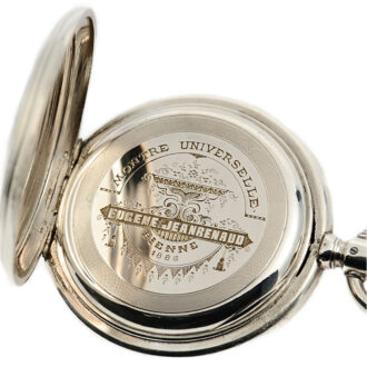 Extraordinary Swiss watch with world time indicator Circa 1886