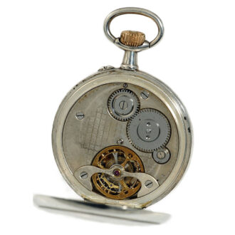 Rare Swiss pocket watch with minute tourbillon Circa 1910