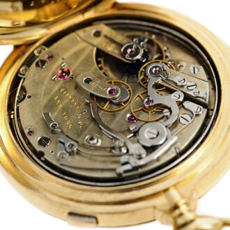 American minute repeating split-seconds chronograph Circa 1888