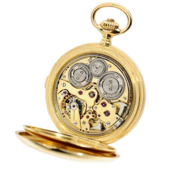 Swiss minute repeater with quarter-hour self strike Circa 1884 Swiss minute repeater with quarter-hour self strike Circa 1884