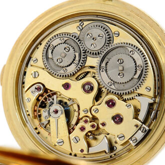 Swiss minute repeater with quarter-hour self strike Circa 1884 Swiss minute repeater with quarter-hour self strike Circa 1884
