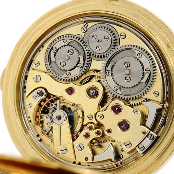 Swiss minute repeater with quarter-hour self strike Circa 1884 Swiss minute repeater with quarter-hour self strike Circa 1884