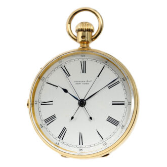 American pocket watch with split-seconds chronograph circa 1871