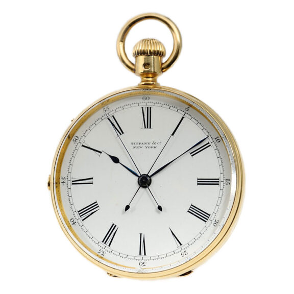 American pocket watch with split-seconds chronograph circa 1871
