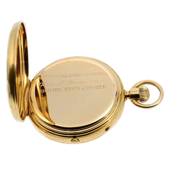 American pocket watch with split-seconds chronograph circa 1871 American pocket watch with split-seconds chronograph circa 1871
