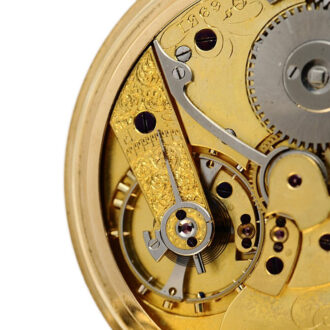 American pocket watch with split-seconds chronograph circa 1871