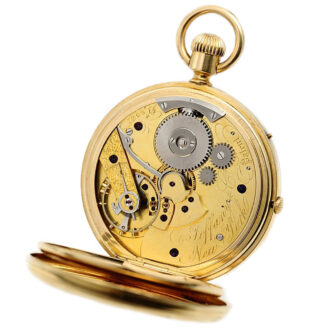 American pocket watch with split-seconds chronograph circa 1871