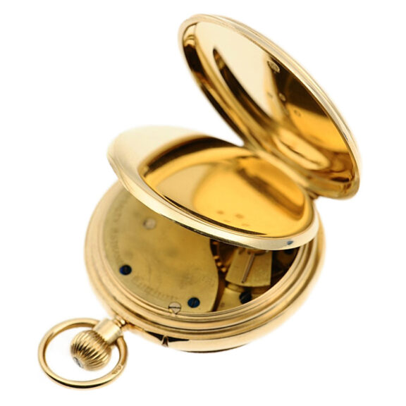 English 18K gold pocket watch with lever escapement Circa 1910 English 18K gold pocket watch with lever escapement Circa 1910