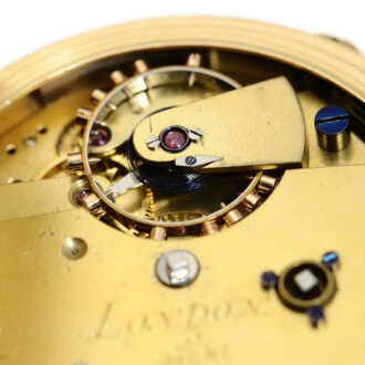 English precision pocket watch with lever escapement Circa 1831