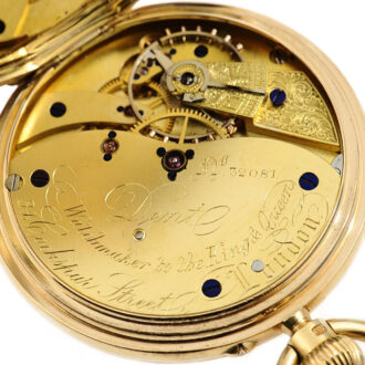 English heavy antimagnetic precision pocket watch Circa 1900
