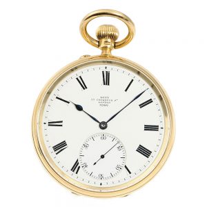 English heavy antimagnetic precision pocket watch Circa 1900