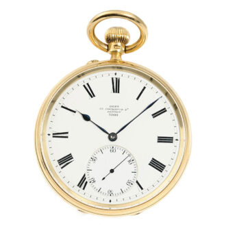 English heavy antimagnetic precision pocket watch Circa 1900