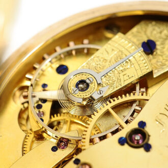 English heavy antimagnetic precision pocket watch Circa 1900