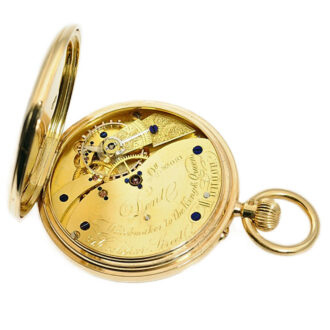 English heavy antimagnetic precision pocket watch Circa 1900