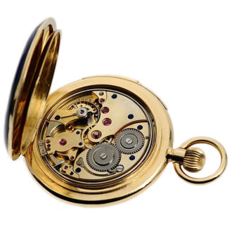 Swiss minute repeater with two jacquemarts Circa 1900