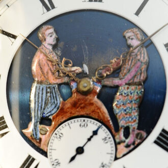 Swiss minute repeater with two jacquemarts Circa 1900