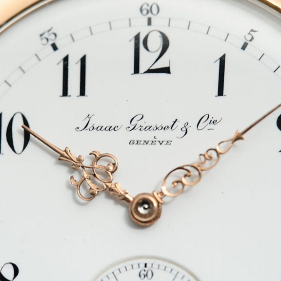 Swiss pocket watch with patented wind mechanism Circa 1880 Swiss pocket watch with patented wind mechanism Circa 1880