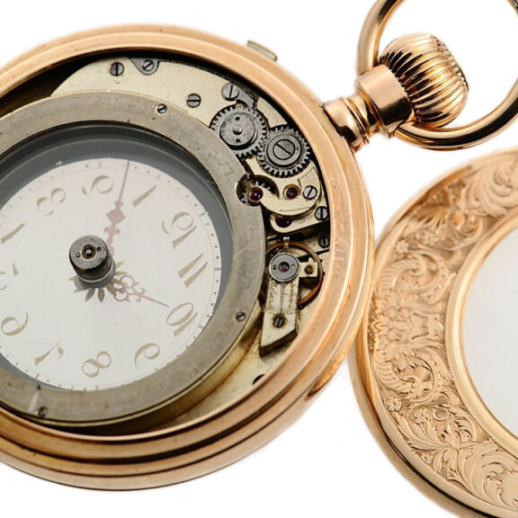 Rare Swiss gold double-sided mystery watch Circa 1885 Rare Swiss gold double-sided mystery watch Circa 1885