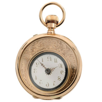 Rare Swiss gold double-sided mystery watch Circa 1885 Rare Swiss gold double-sided mystery watch Circa 1885