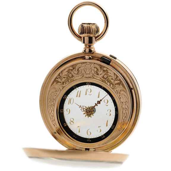 Rare Swiss gold double-sided mystery watch Circa 1885 Rare Swiss gold double-sided mystery watch Circa 1885