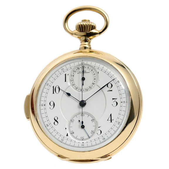Swiss 18K gold minute repeating chronograph Circa 1900