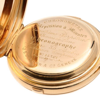 Heavy Swiss 18K rose gold complicated full hunter Circa 1895