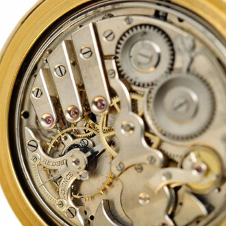 Swiss hunting cased minute repeating pocket watch Circa 1910