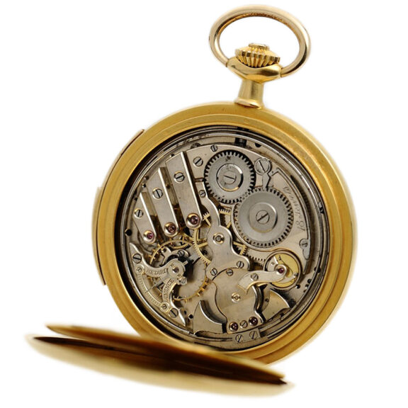 Swiss hunting cased minute repeating pocket watch Circa 1910 Swiss hunting cased minute repeating pocket watch Circa 1910