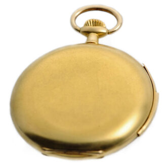 Swiss hunting cased minute repeating pocket watch Circa 1910
