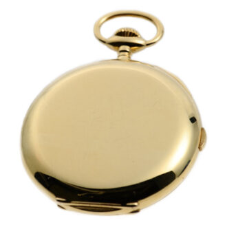 Fine Swiss 18K gold lever chronograph watch Circa 1920