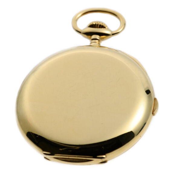 Fine Swiss 18K gold lever chronograph watch Circa 1920 Fine Swiss 18K gold lever chronograph watch Circa 1920