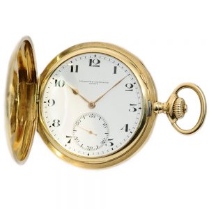 Swiss hunting cased pocket watch with original box Circa 1920