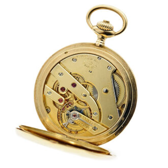 Swiss hunting cased pocket watch with original box Circa 1920