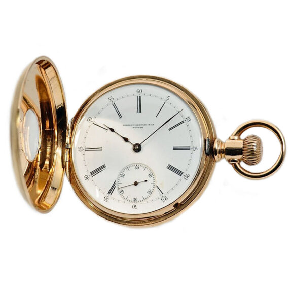 Swiss half hunter for the North American market Circa 1885 Swiss half hunter for the North American market Circa 1885