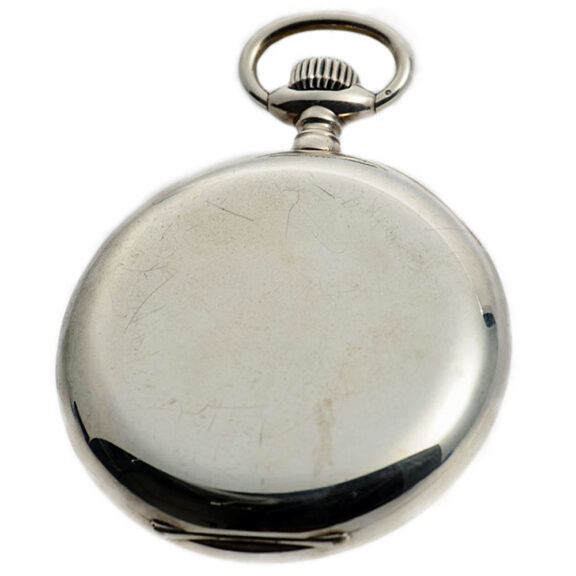 Swiss silver deck watch with 32h power reserve Circa 1945 Swiss silver deck watch with 32h power reserve Circa 1945