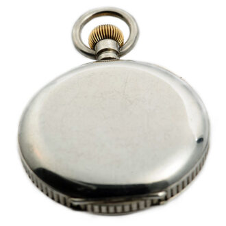 Swiss heavy open faced silver deck watch Circa 1910