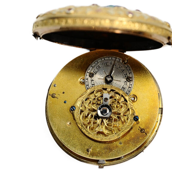 Swiss decorative 18K gold verge pocket watch Circa 1821 Swiss decorative 18K gold verge pocket watch Circa 1821