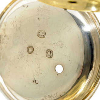 Rare American pair-cased verge pocket watch Circa 1790