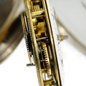 Rare American pair-cased verge pocket watch Circa 1790