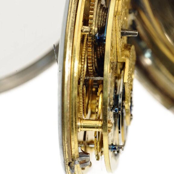 English silver pocket watch with rack lever escapement Circa 1795 English silver pocket watch with rack lever escapement Circa 1795